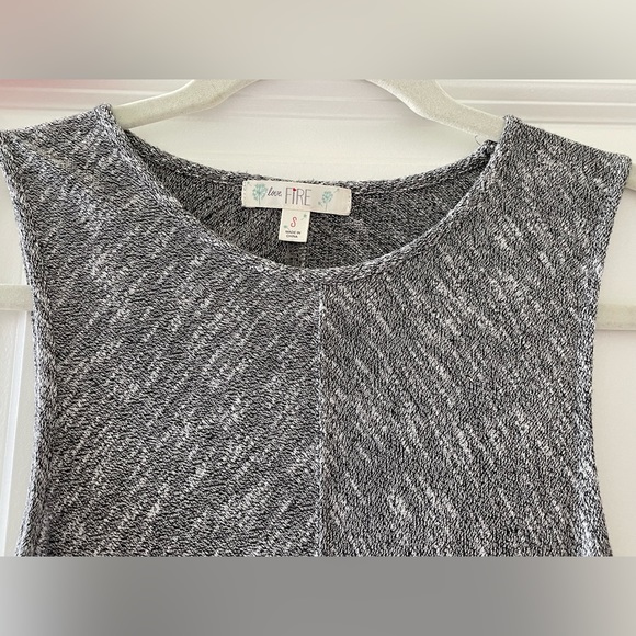 Love Fire Mini Sleeveless Skater Dress - Picture 2 of 6